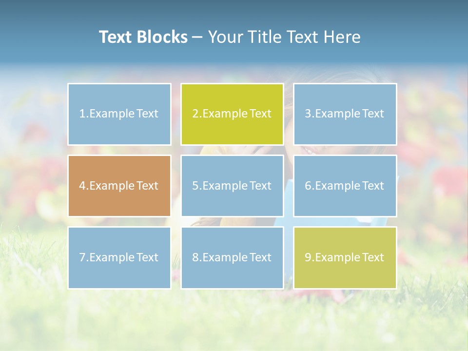 Sutumn Red Woman PowerPoint Template