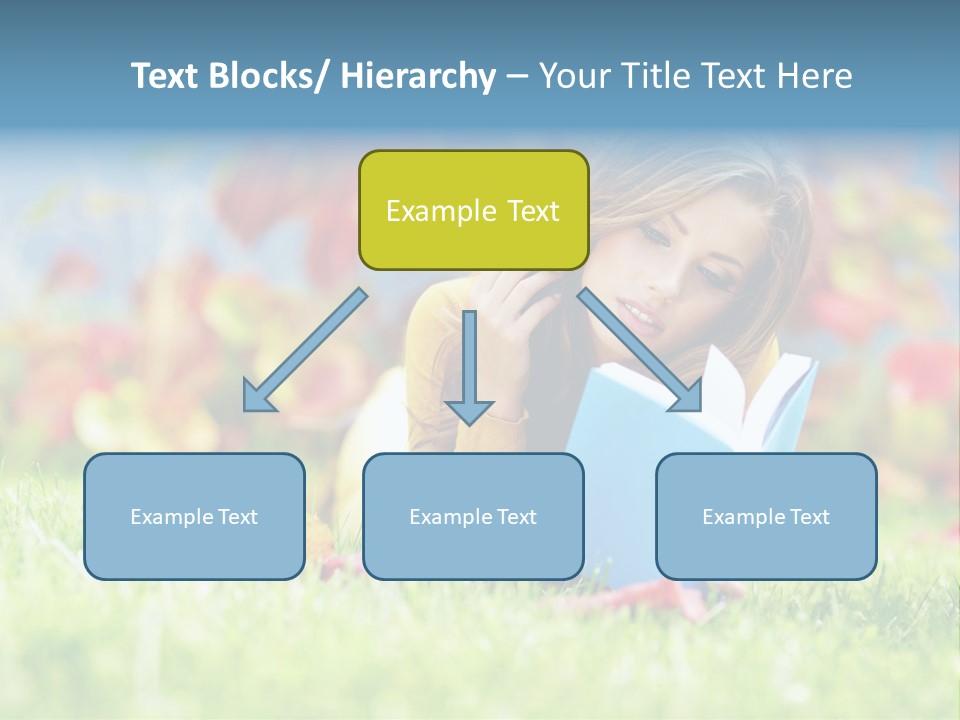 Sutumn Red Woman PowerPoint Template