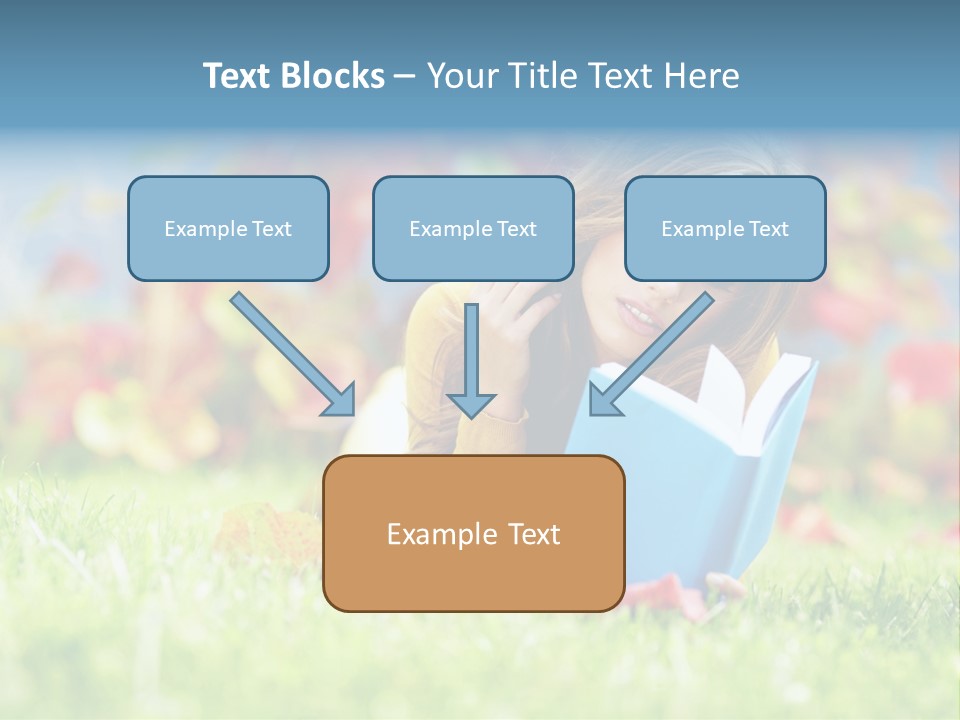 Sutumn Red Woman PowerPoint Template