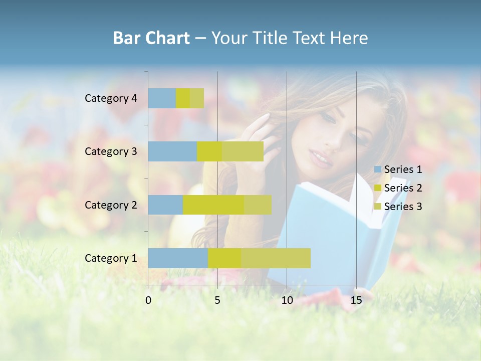 Sutumn Red Woman PowerPoint Template