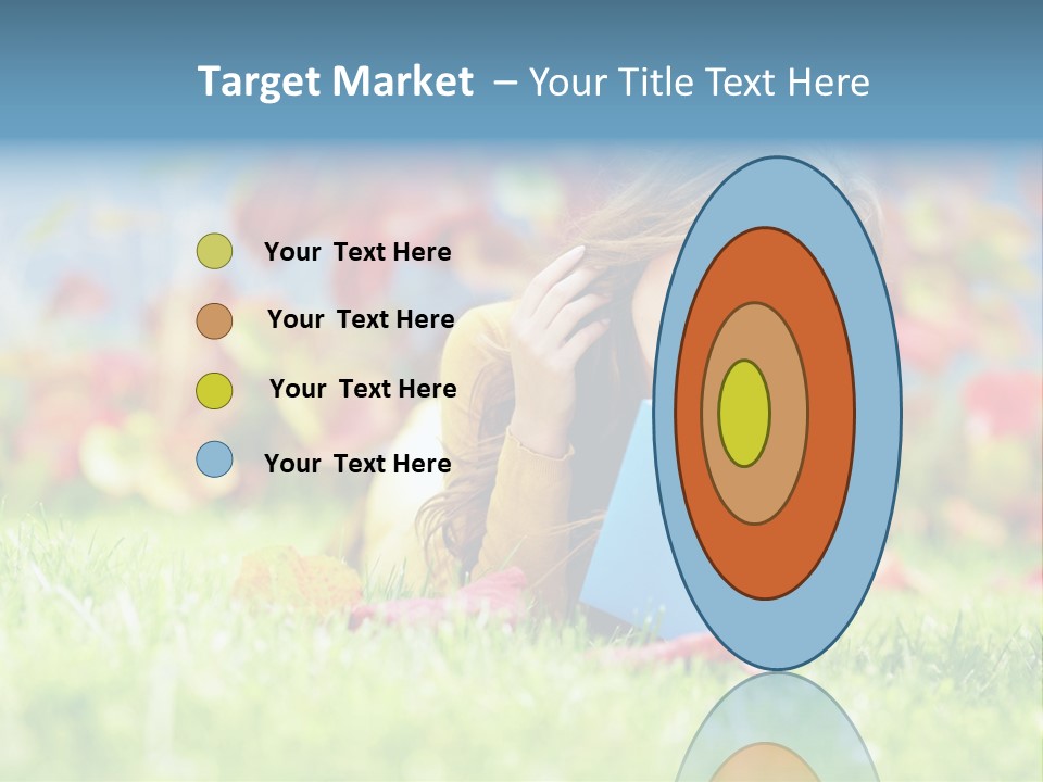 Sutumn Red Woman PowerPoint Template