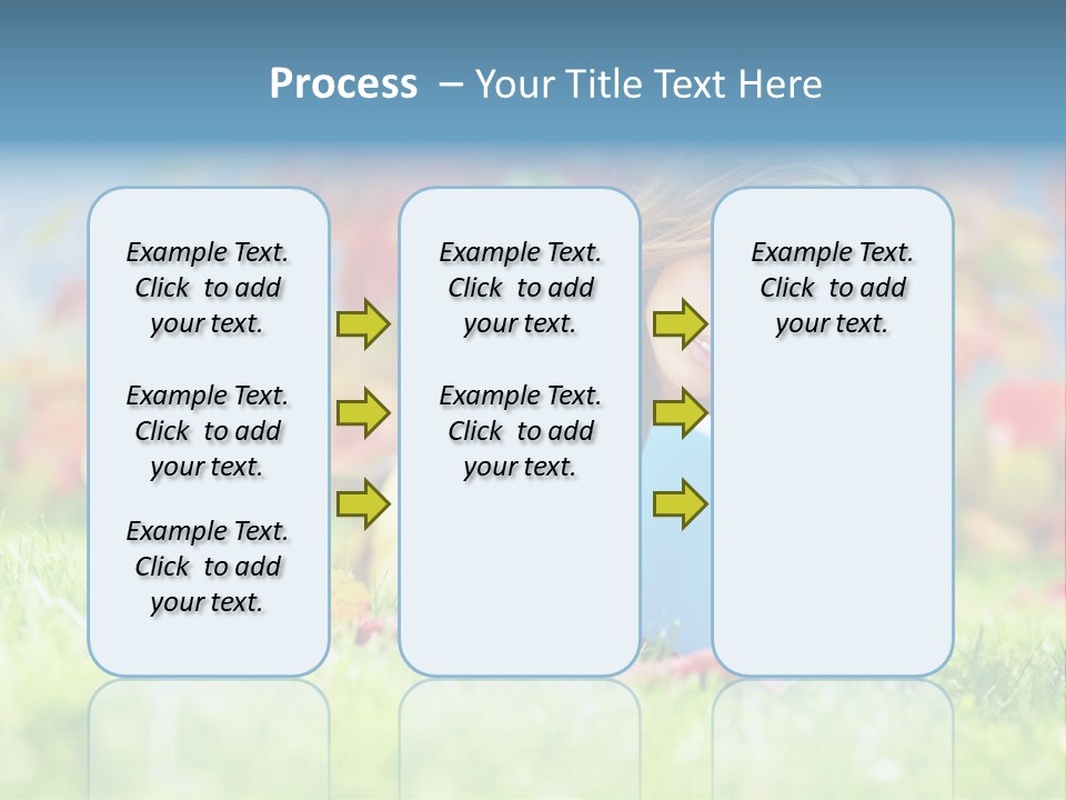 Sutumn Red Woman PowerPoint Template