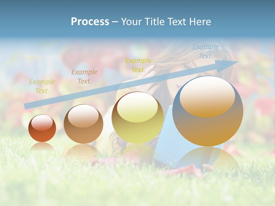 Sutumn Red Woman PowerPoint Template