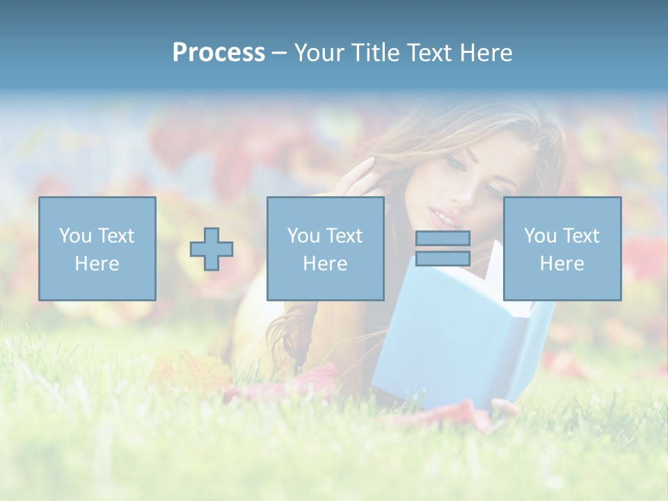 Sutumn Red Woman PowerPoint Template