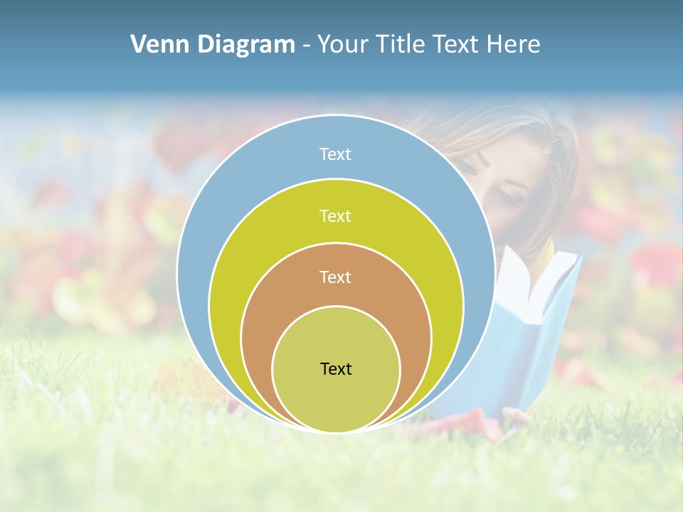 Sutumn Red Woman PowerPoint Template