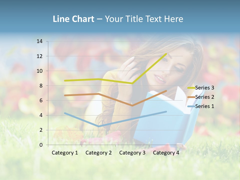 Sutumn Red Woman PowerPoint Template