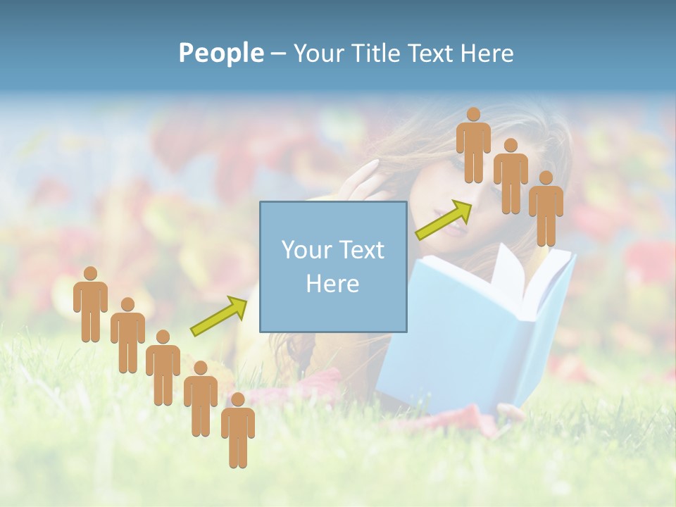 Sutumn Red Woman PowerPoint Template