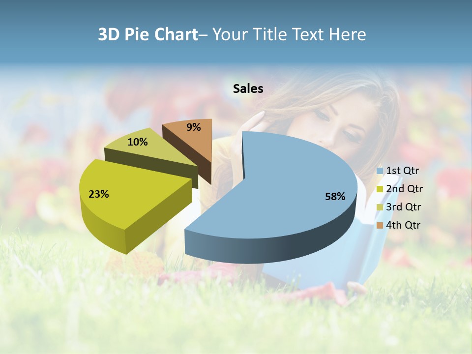 Sutumn Red Woman PowerPoint Template