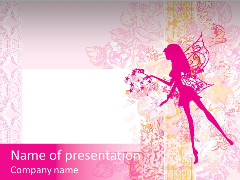 Background Plant Blossom PowerPoint Template