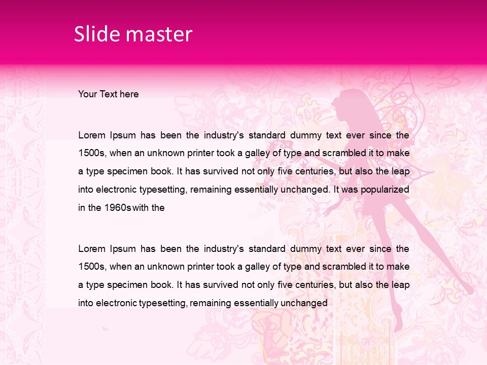 Background Plant Blossom PowerPoint Template