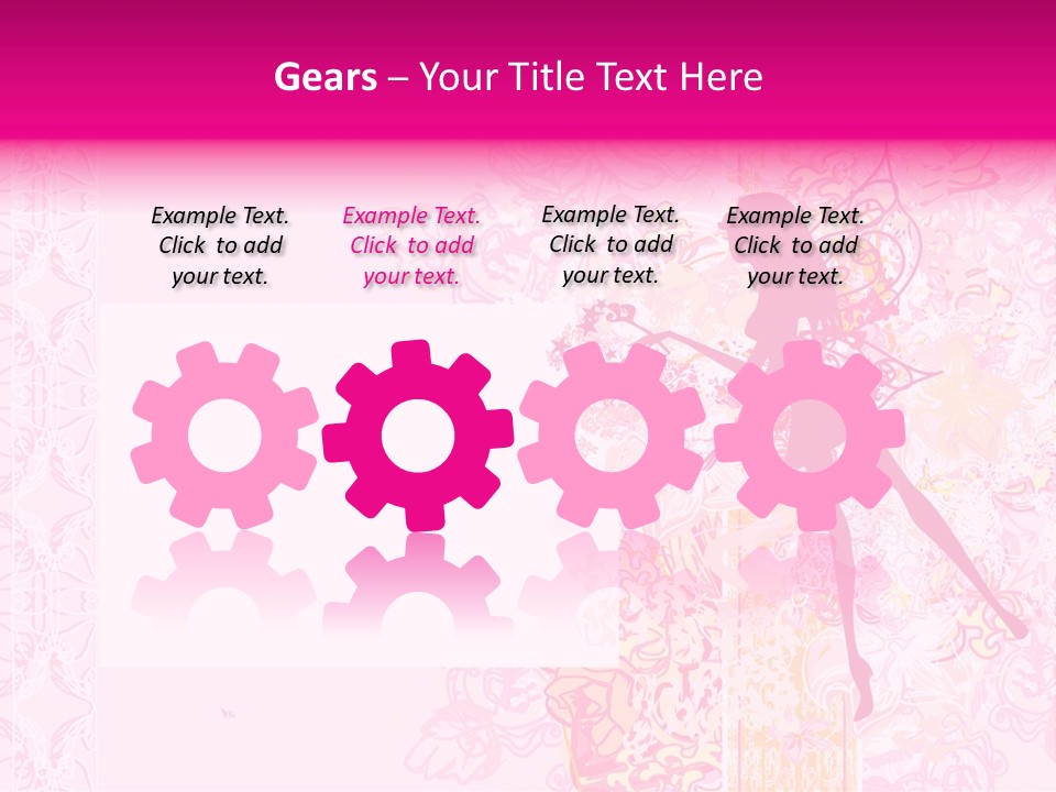 Background Plant Blossom PowerPoint Template