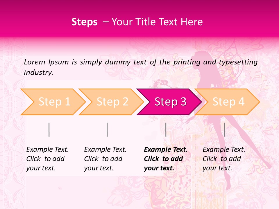 Background Plant Blossom PowerPoint Template