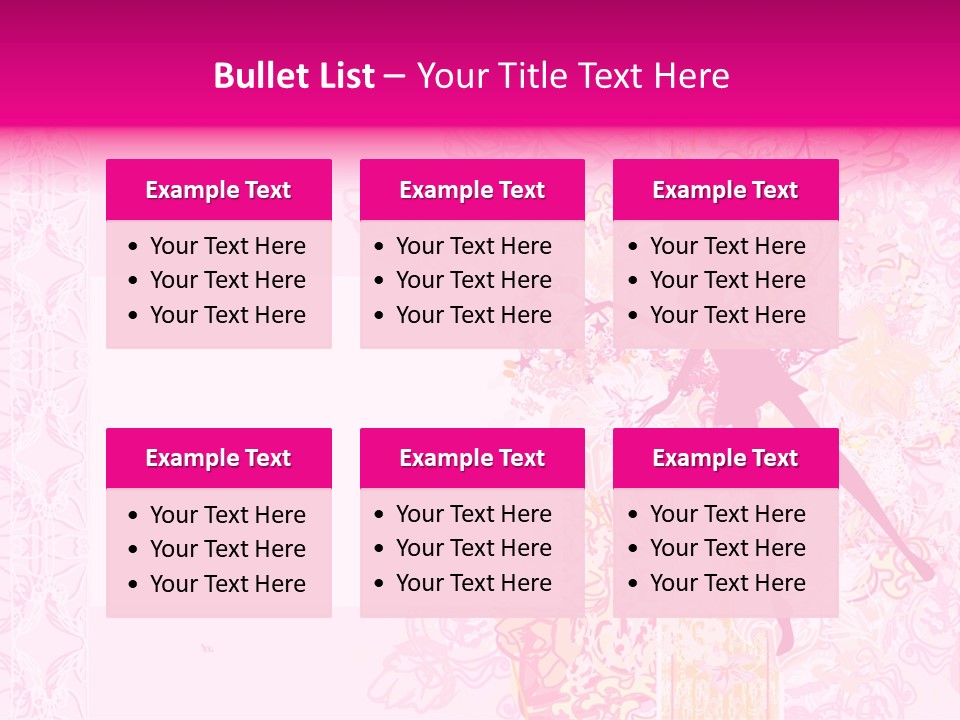 Background Plant Blossom PowerPoint Template