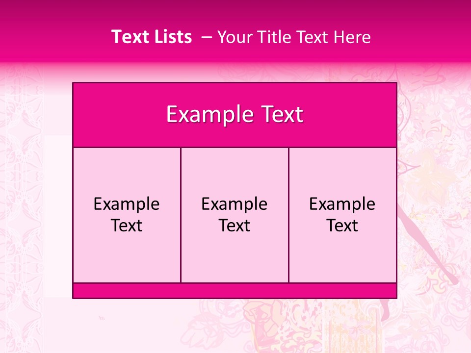 Background Plant Blossom PowerPoint Template