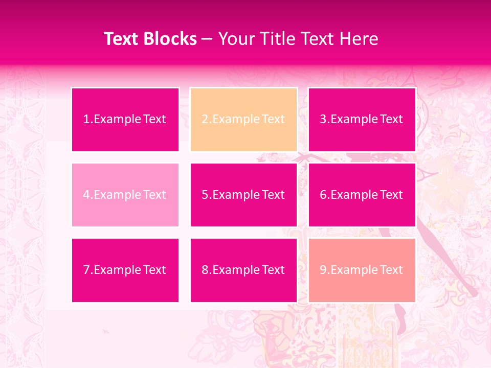 Background Plant Blossom PowerPoint Template