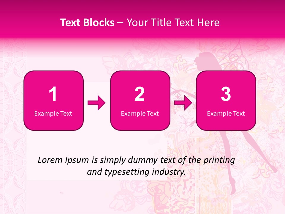 Background Plant Blossom PowerPoint Template