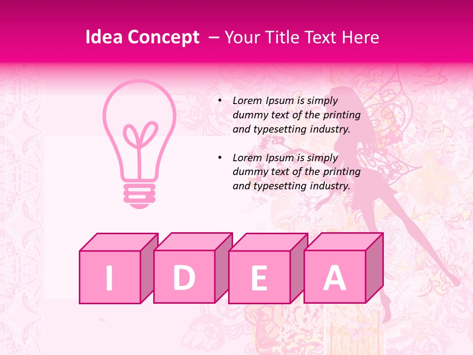 Background Plant Blossom PowerPoint Template