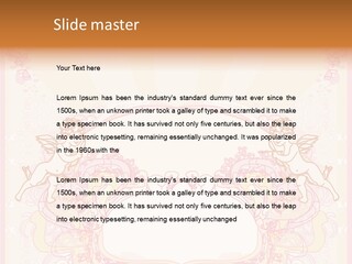 Template Invitation Heart PowerPoint Template