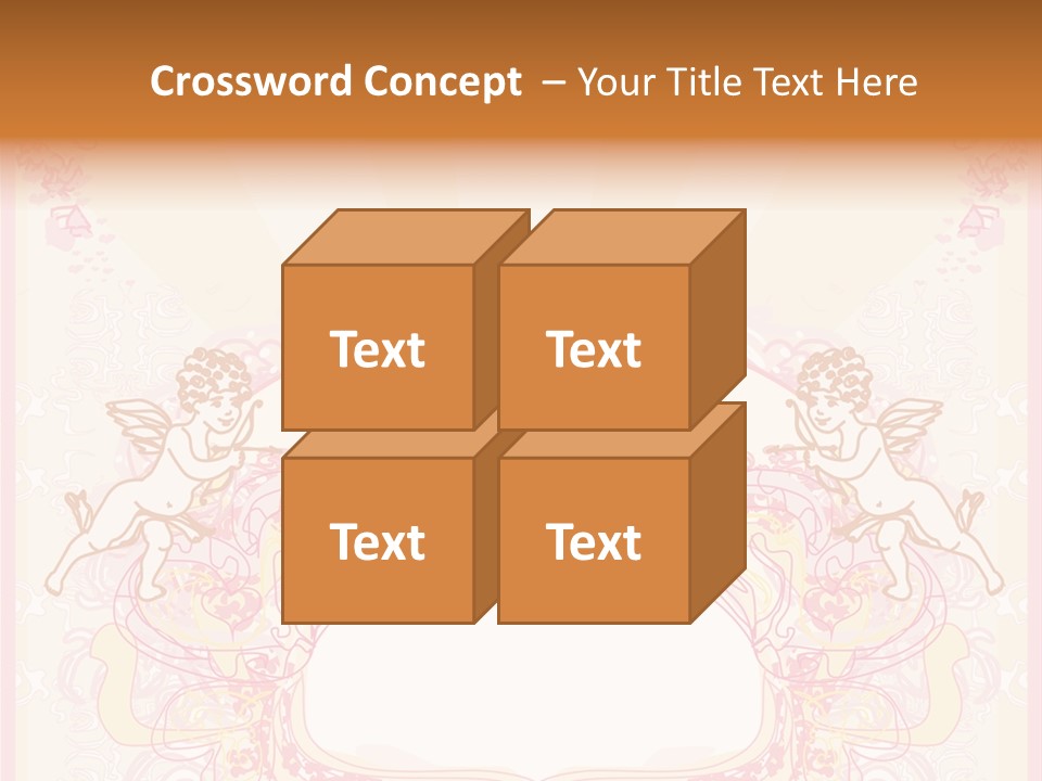 Template Invitation Heart PowerPoint Template