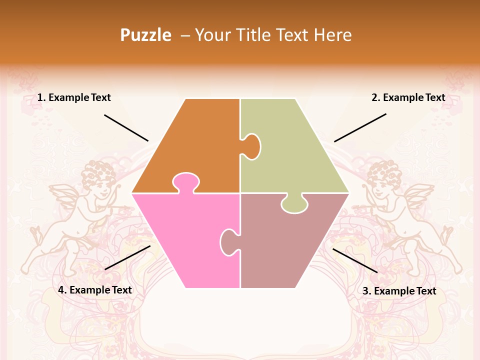 Template Invitation Heart PowerPoint Template