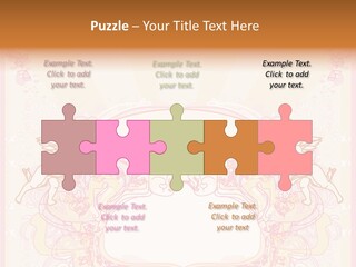 Template Invitation Heart PowerPoint Template