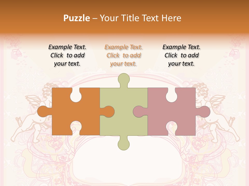 Template Invitation Heart PowerPoint Template