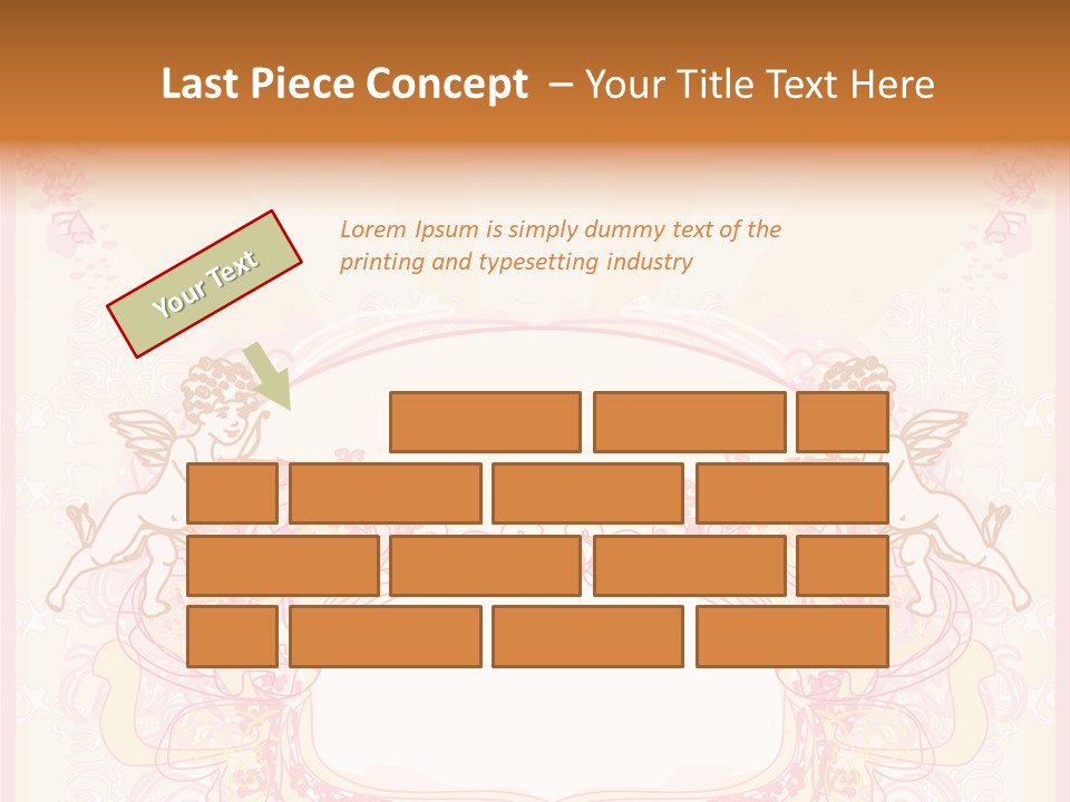 Template Invitation Heart PowerPoint Template