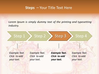 Template Invitation Heart PowerPoint Template