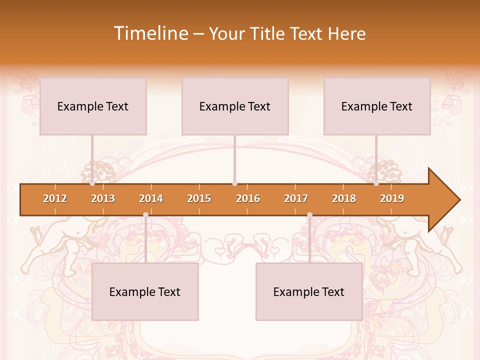 Template Invitation Heart PowerPoint Template