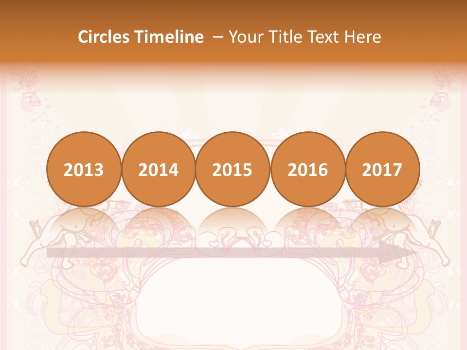 Template Invitation Heart PowerPoint Template