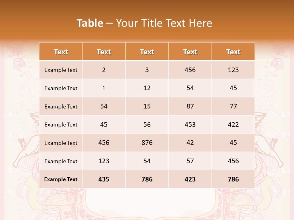 Template Invitation Heart PowerPoint Template