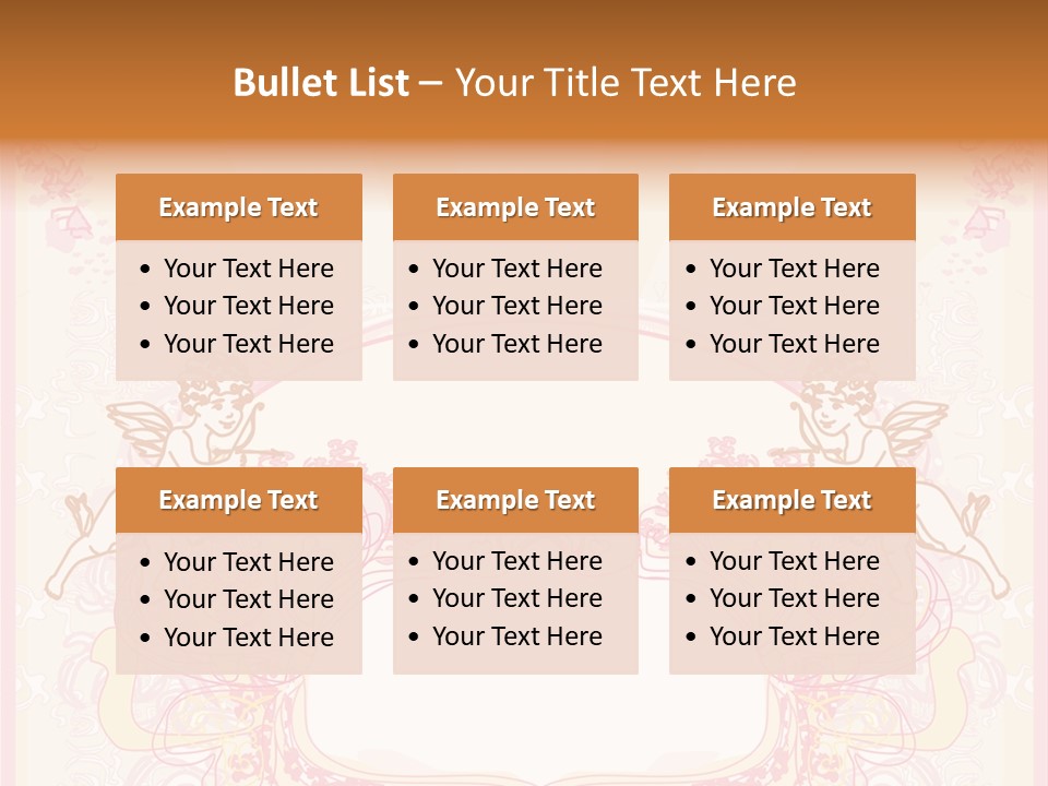 Template Invitation Heart PowerPoint Template