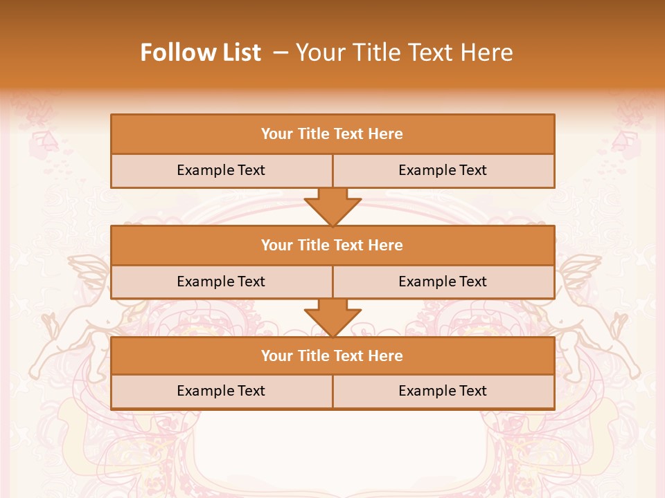 Template Invitation Heart PowerPoint Template