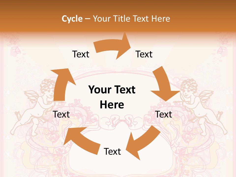 Template Invitation Heart PowerPoint Template