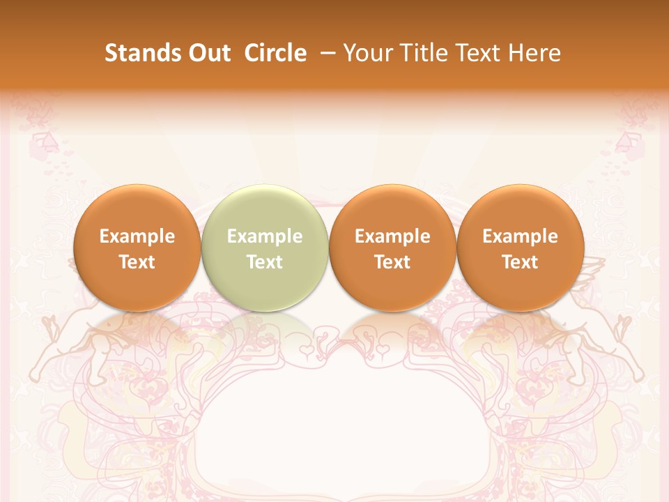 Template Invitation Heart PowerPoint Template