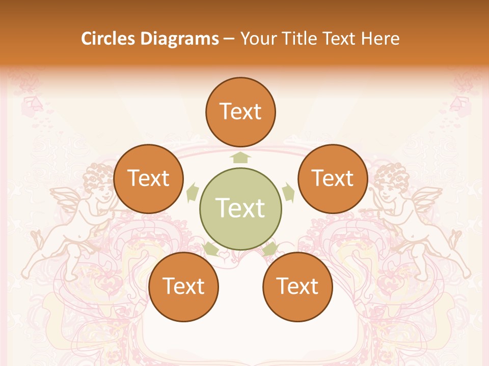 Template Invitation Heart PowerPoint Template