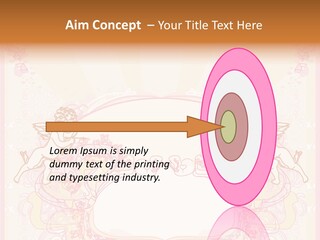 Template Invitation Heart PowerPoint Template