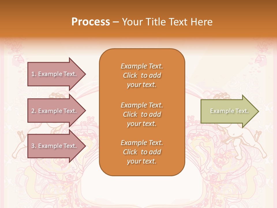 Template Invitation Heart PowerPoint Template