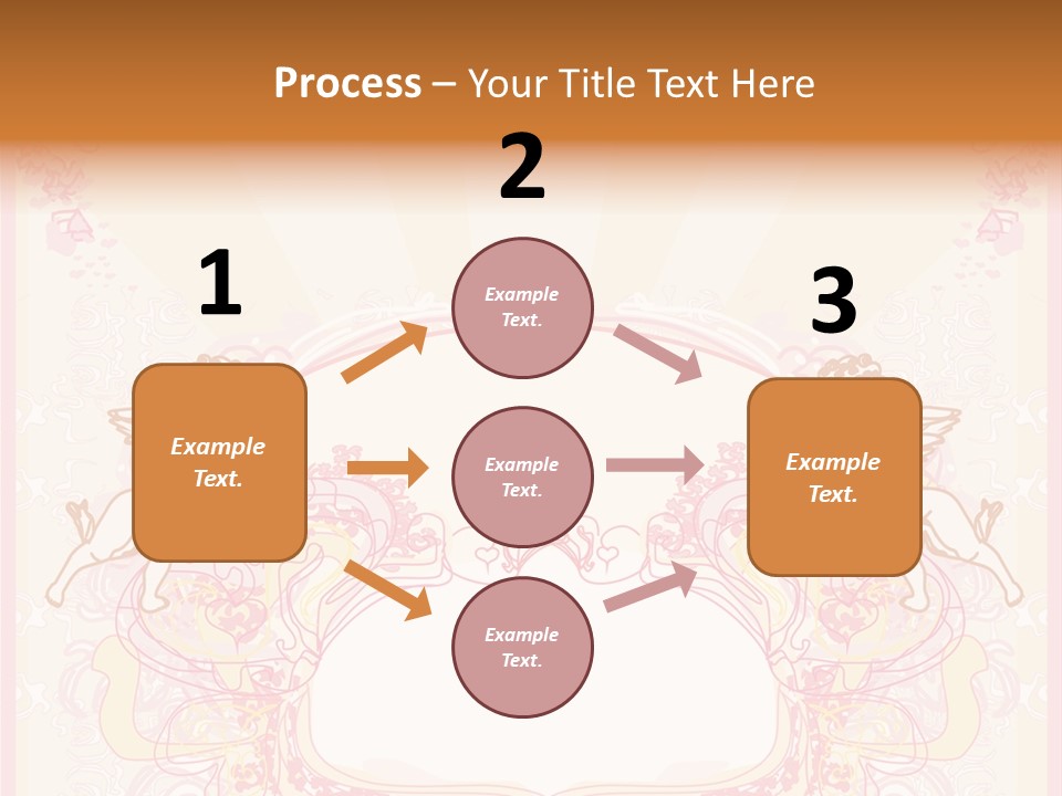 Template Invitation Heart PowerPoint Template