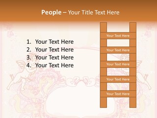 Template Invitation Heart PowerPoint Template