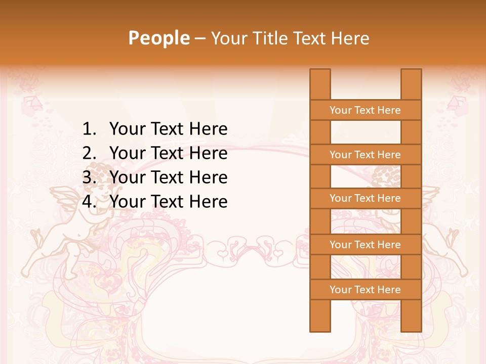 Template Invitation Heart PowerPoint Template