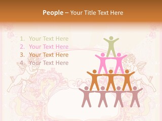 Template Invitation Heart PowerPoint Template