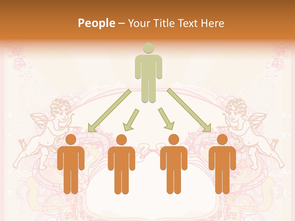 Template Invitation Heart PowerPoint Template