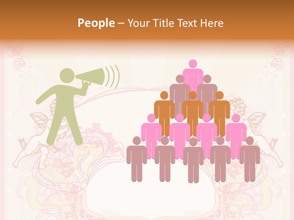 Template Invitation Heart PowerPoint Template