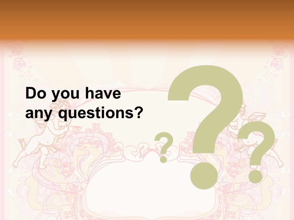 Template Invitation Heart PowerPoint Template