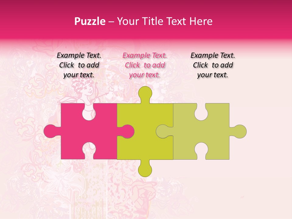 Graphic Brochure Greeting PowerPoint Template