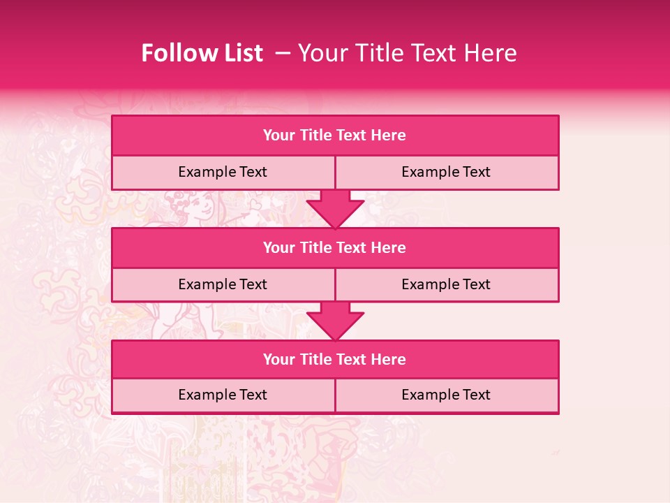 Graphic Brochure Greeting PowerPoint Template