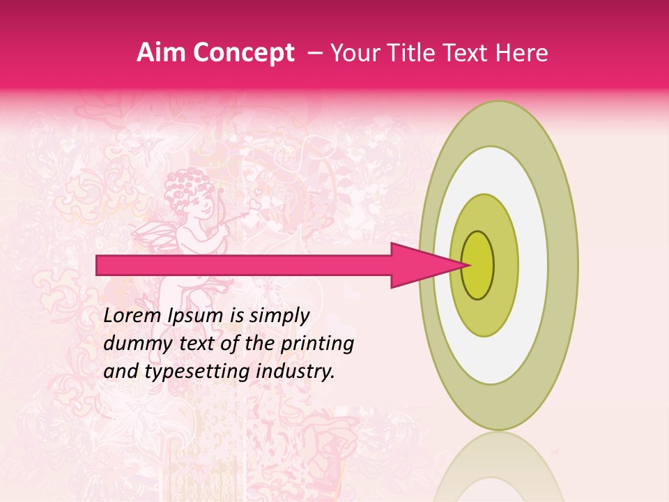 Graphic Brochure Greeting PowerPoint Template