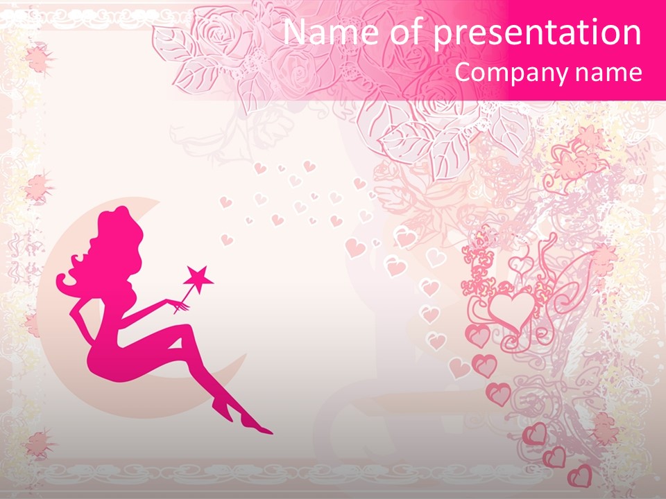 Flower Petal Magical PowerPoint Template