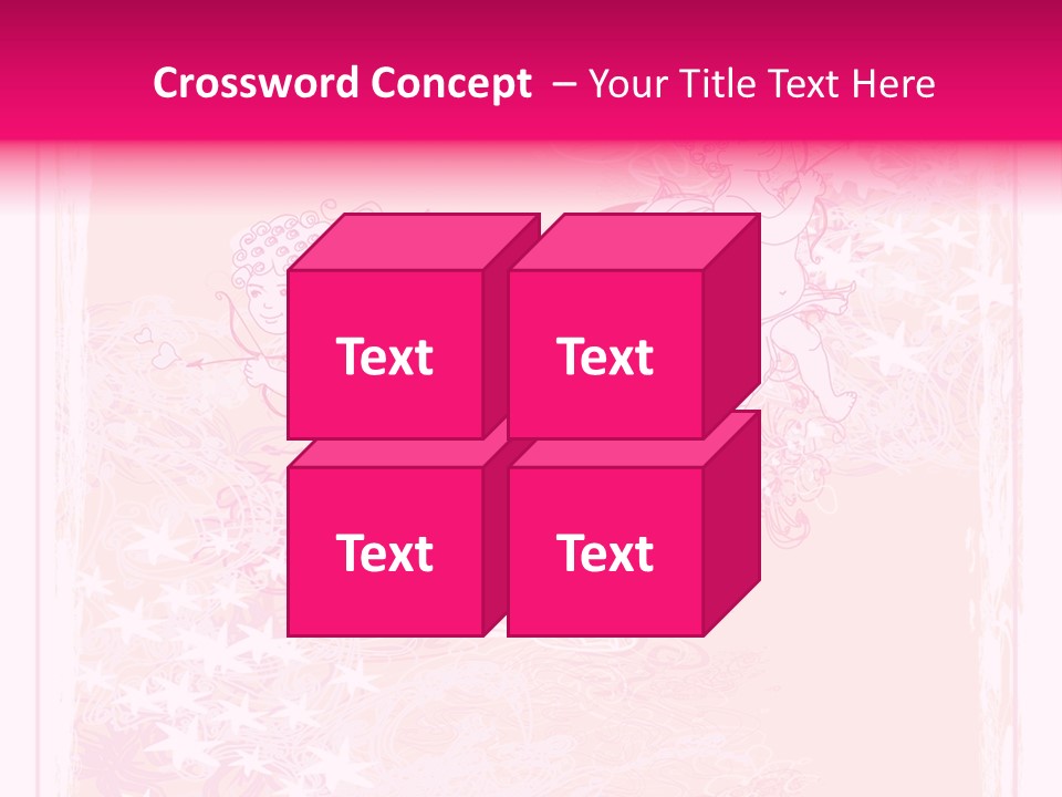 Honeymoon Sign Ornate PowerPoint Template